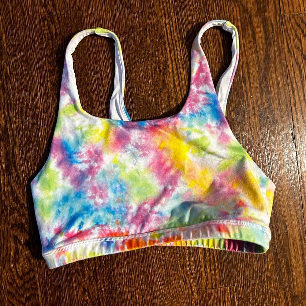 Fleo Celine Sports Bra - Rainbow Lust, Size Medium